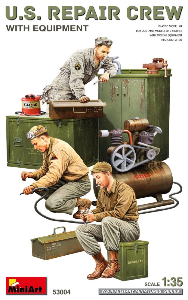 1:35 U.S. Repair Crew w/ Equipment (3 fig.)