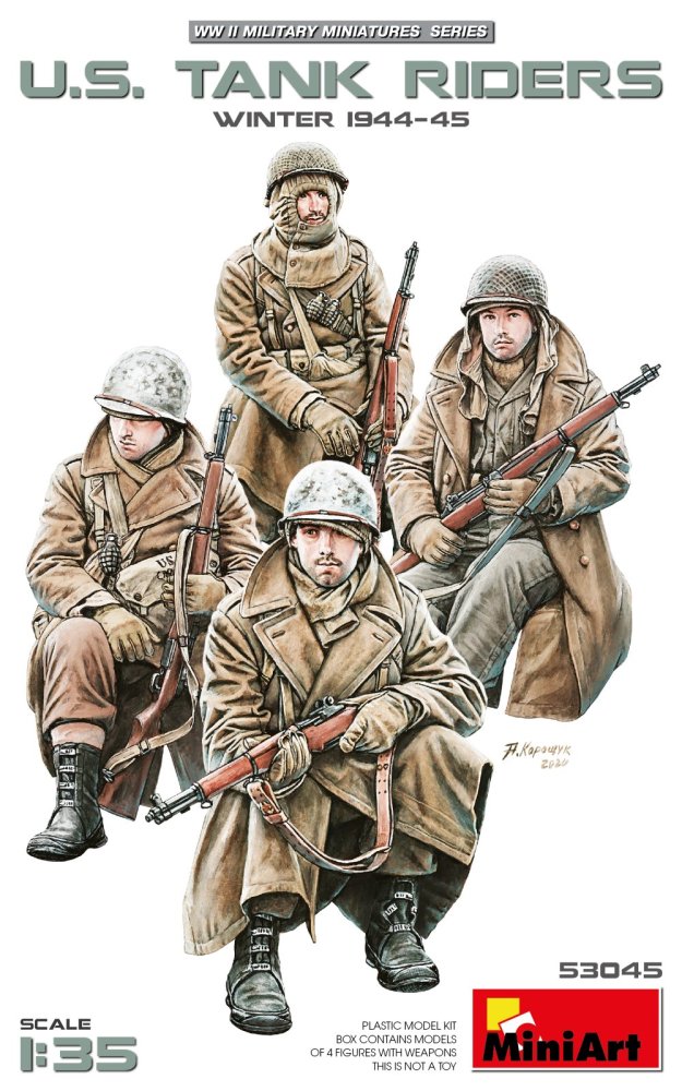 1:35 U.S. Tank Riders, Winter 1944-45 (4 fig.)