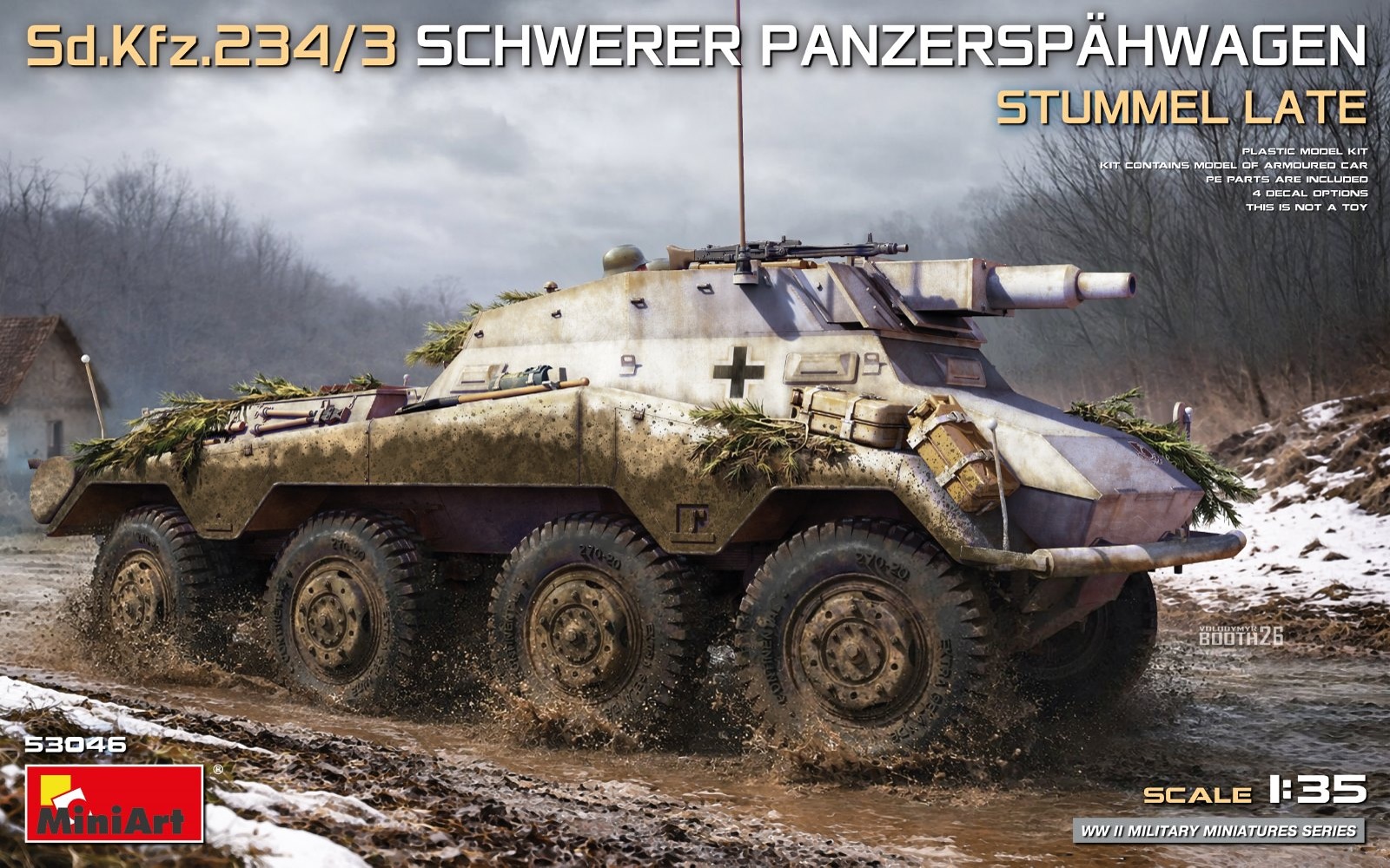 1:35 Sd.Kfz.234/3 Schwerer Panzerspwg.Stummel Late