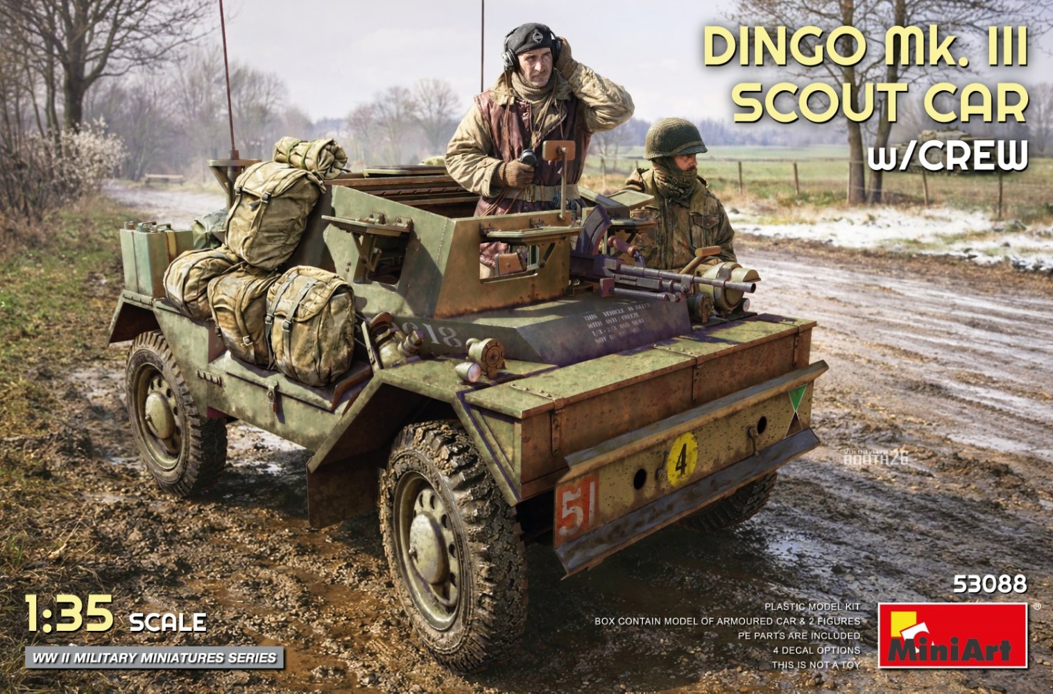 1:35 DINGO Mk. III Scout Car w/Crew