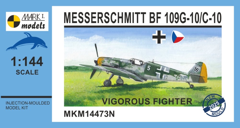 1/144 Bf 109G-10/Avia C-10 (2-in-1, New Tool)