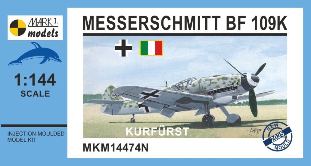 1/144 Bf 109K-4 'Kurfürst' (2-in-1, New Tool)