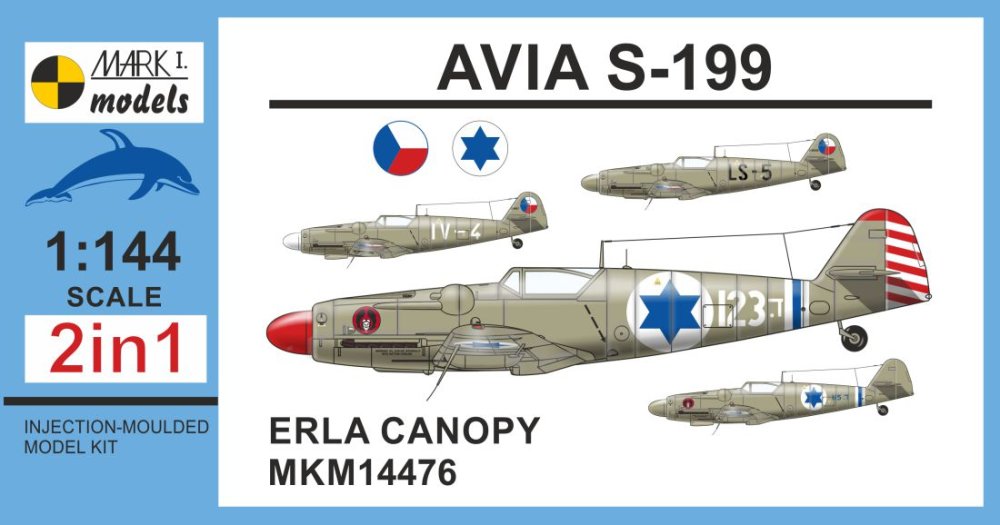 1/144 Avia S-199 ERLA Canopy (2-in-1)
