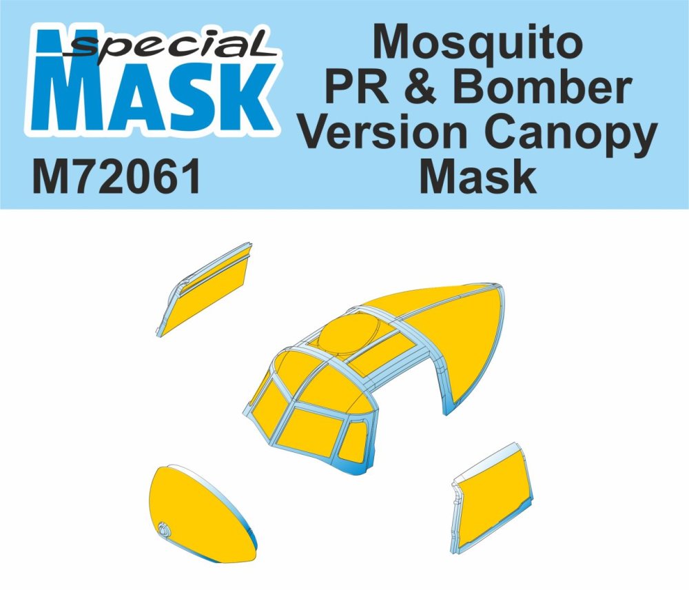 1/72 Mask for Mosquito PR&Bomber version (SP.HOB.)