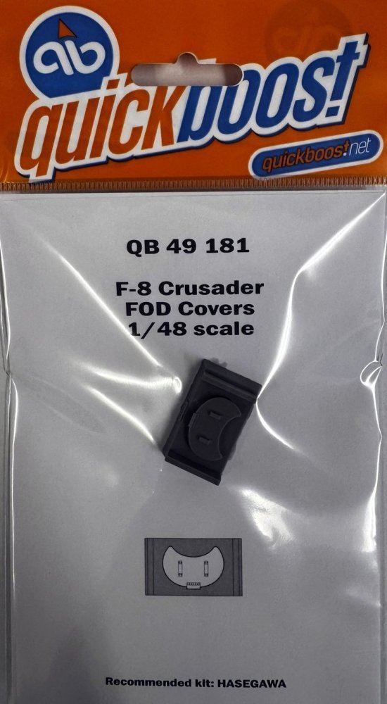 1/48 F-8 Crusader FOD covers (HAS)