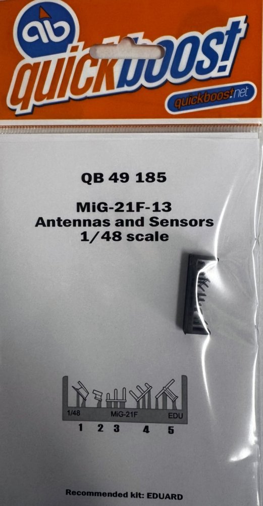 1/48 MiG-21F-13 antennas and sensors (EDU)