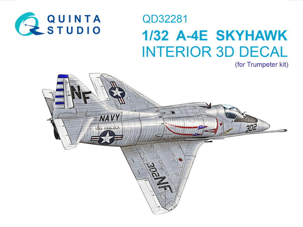 1/32 A-4E Skyhawk 3D-Print&col.Int.(TRUMP)