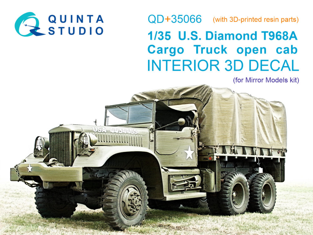 1/35 U.S. Diamond T 968A (open cab) 3D&col.Inter.