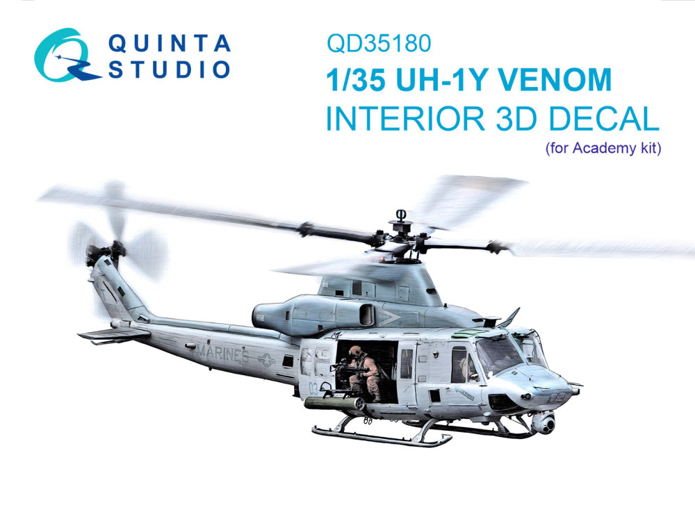 1/35 UH-1Y 3D-Print&col.Int.(ACAD)