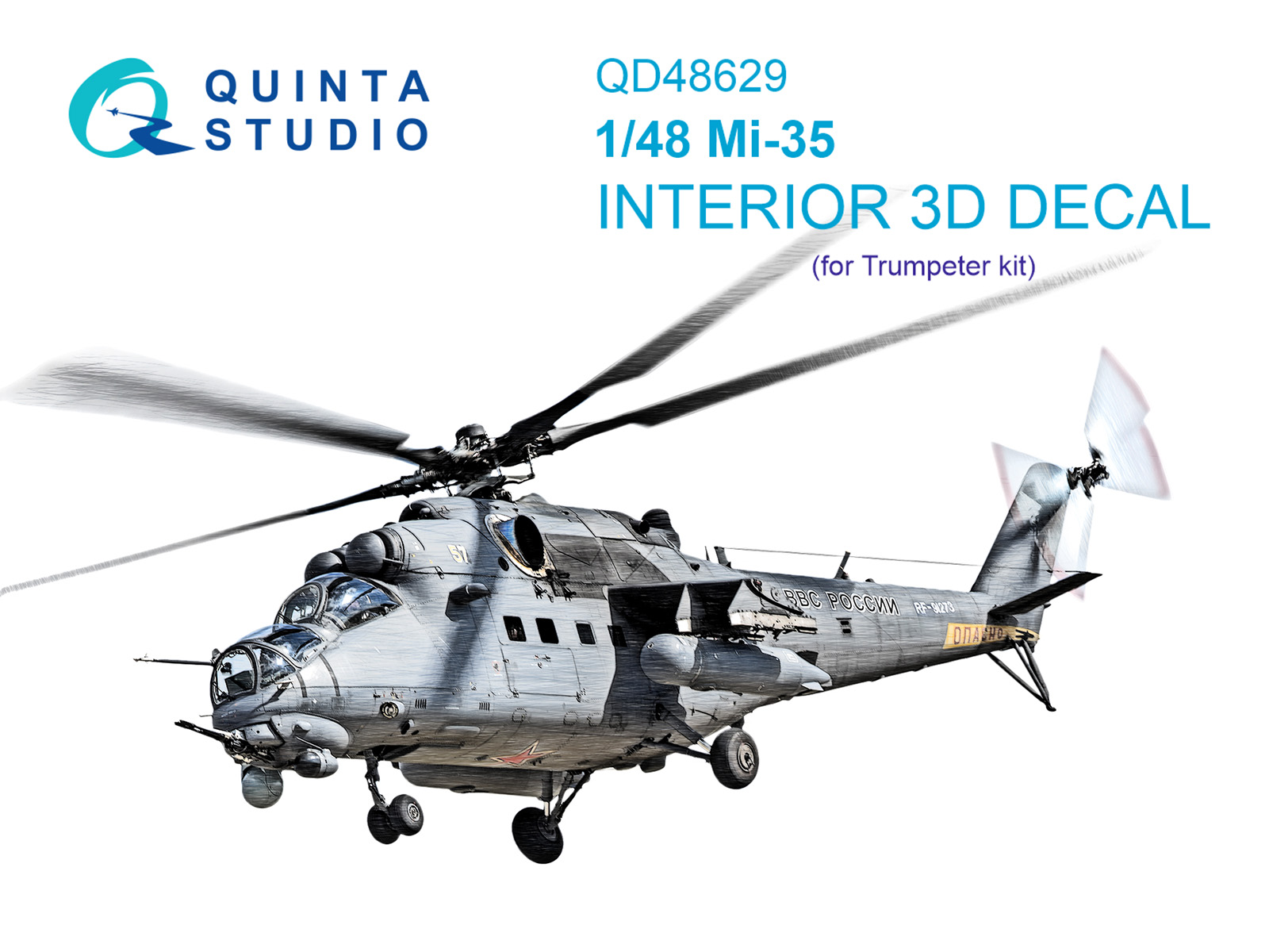 1/48 Mi-35 3D-Print&col.Interior (TRUMP)