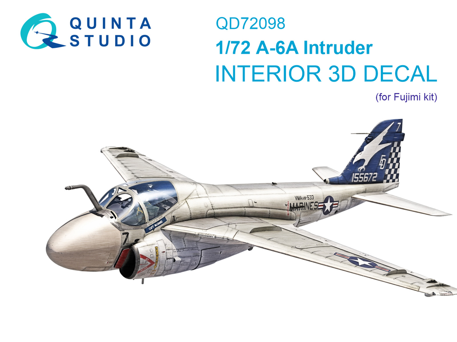 1/72 A-6A Intruder 3D-Print&col.Interior (FUJI)