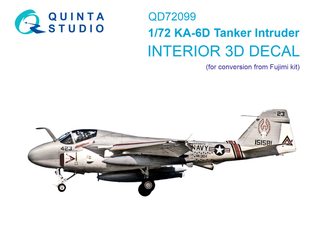 1/72 KA-6D Tanker Intruder 3D-Pr.&col.Int.(FUJI)