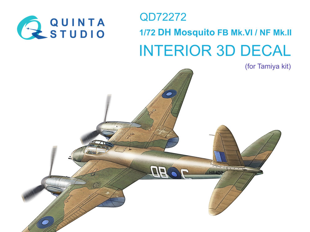 1/72 DH Mosquito FB Mk.VI/NF Mk.II col.Inter.(TAM)