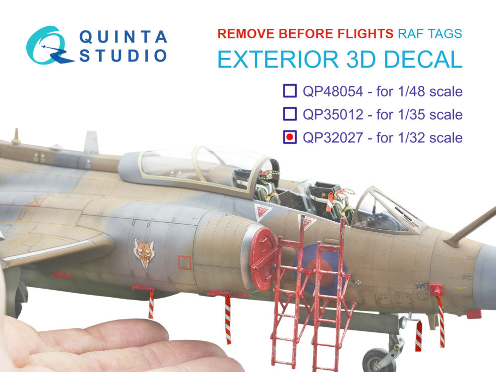 1/32 'Remove Before Flight' RAF tags, 29 Pcs