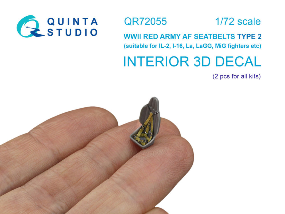 1/72 WWII Red Army AF Seatb.(for 2 seats)  Type 2