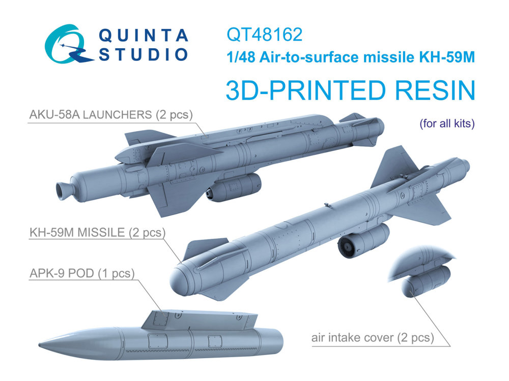1/48 KH-59M Air-to-surface Miss. w/ Launch.&Targ.P