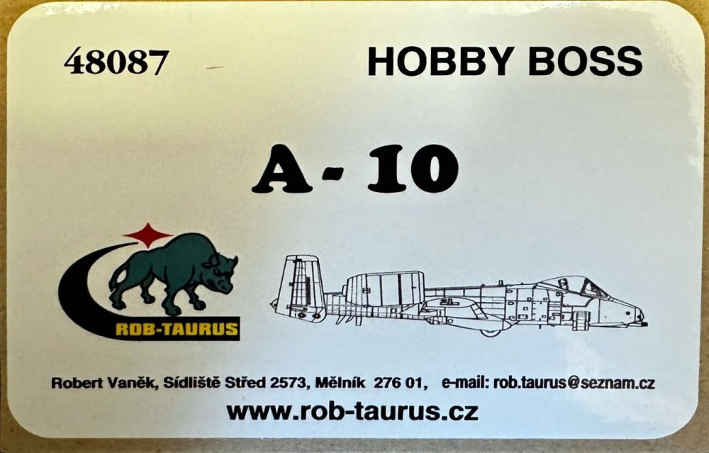1/48 Vacu Canopy A-10 (HOBBYB)