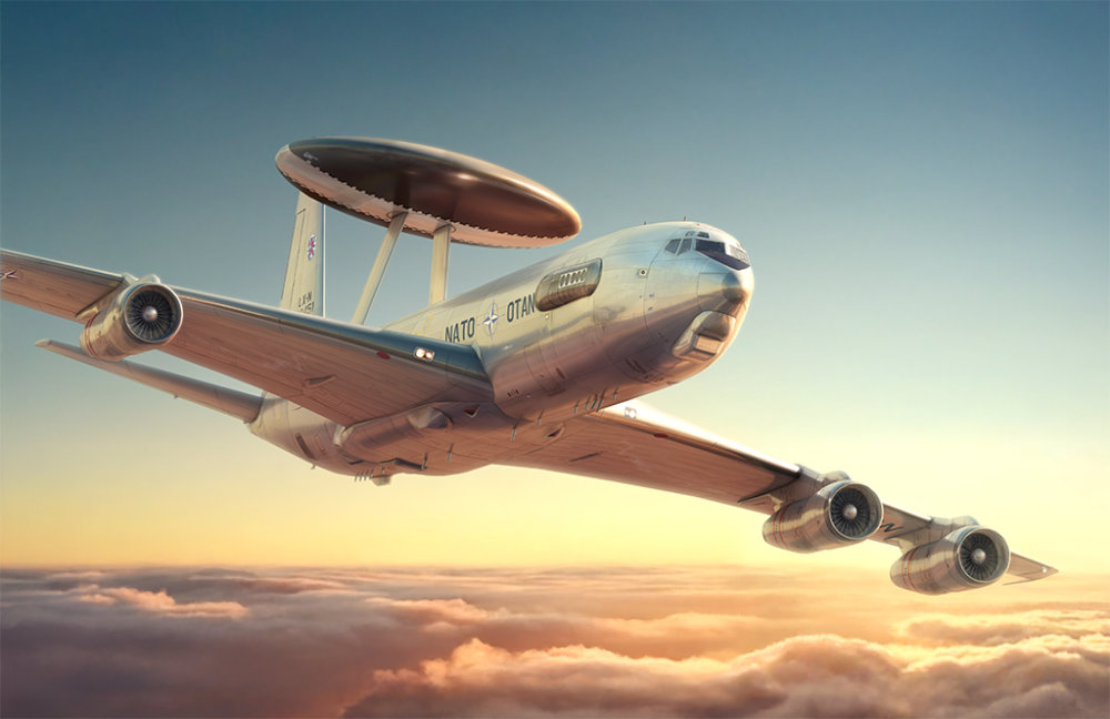 1:144 Boeing E-3 Sentry AWACS
