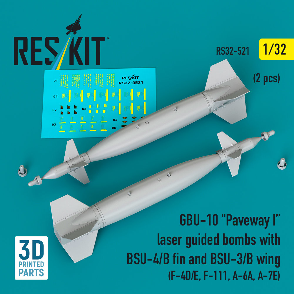 1/32 GBU-10 Paveway I w/ BSU-4/B fin&BSU-3/B wing