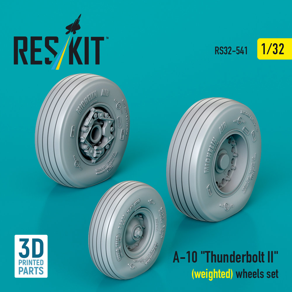1/32 A-10 'Thunderbolt' wheels set (weighted) 