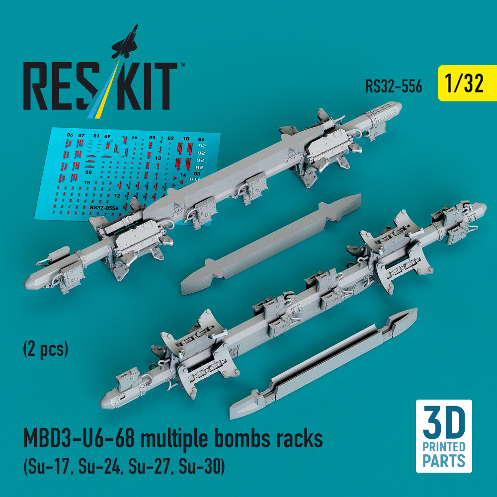 1/32 MBD3-U6-68 multiple bombs racks (2 pcs.)