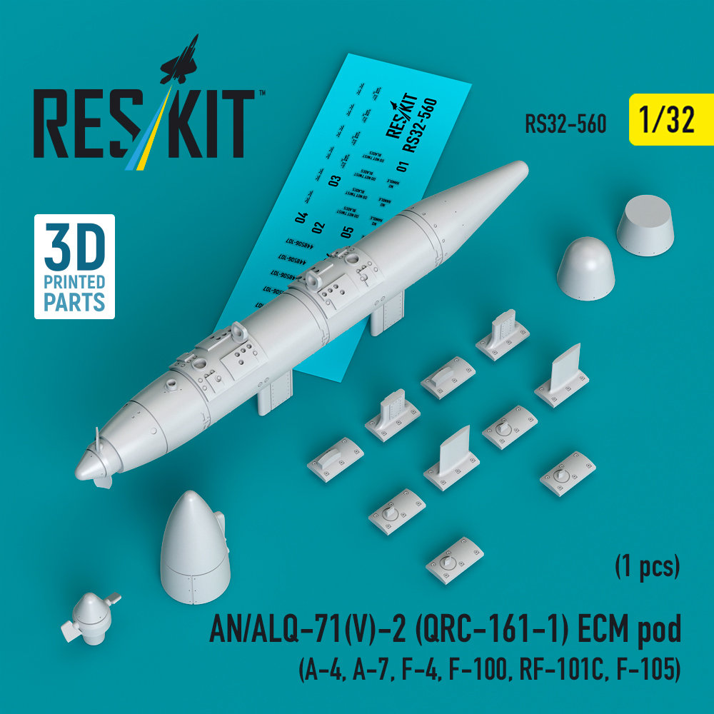 1/32 AN/ALQ-71(V)-2 (QRC-161-1) ECM pod (1pc.)