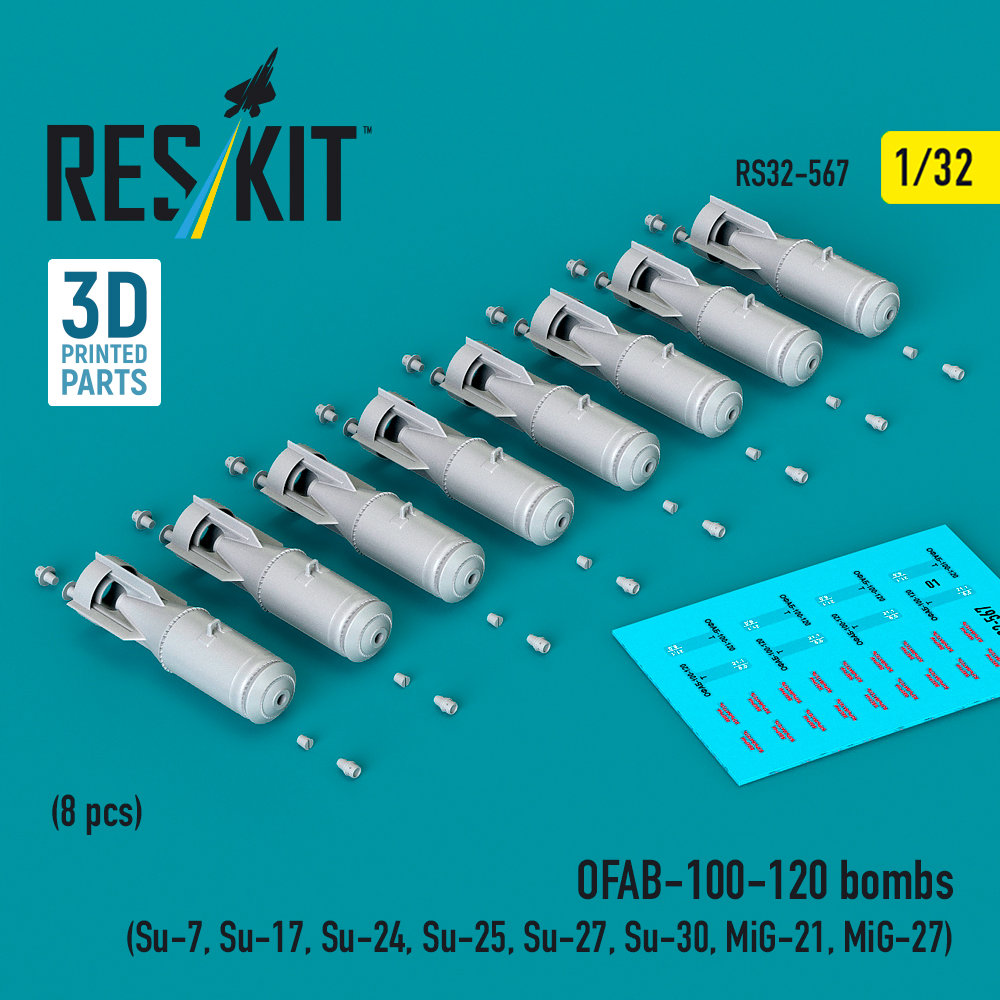 1/32 OFAB-100-120 bombs (8 pcs.)