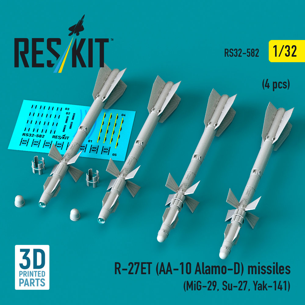 1/32 R-27ET (AA-10 Alamo-D) missiles (4 pcs.)