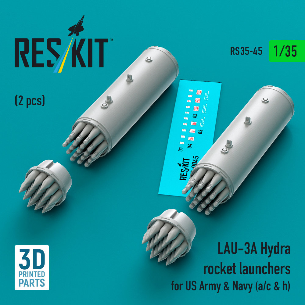 1/35 LAU-3A Hydra rocket launchers US Army&Navy