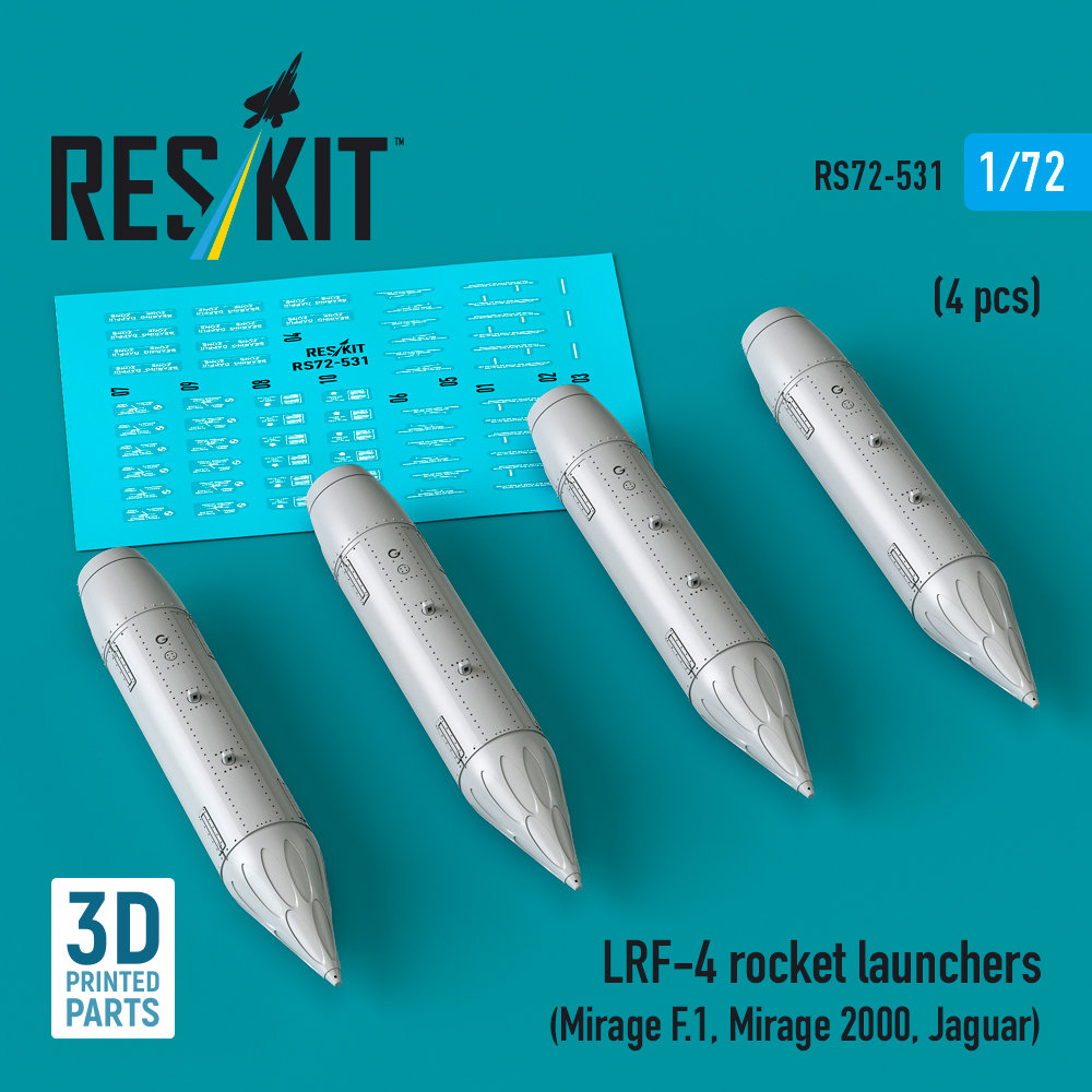 1/72 LRF-4 rocket launchers (4 pcs.)