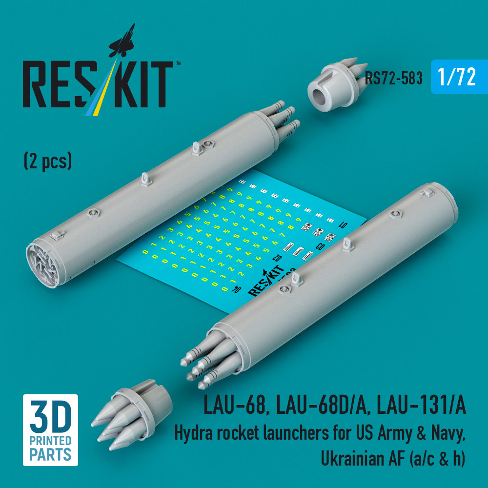 1/72 LAU-68/68D/A, LAU-131/A Hydra rocket launcher