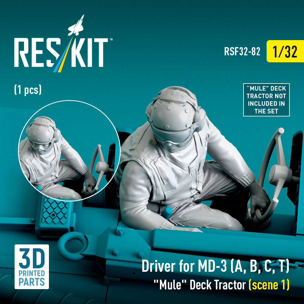 1/32 Driver for MD-3 (A,B,C,T) Deck Tractor Typ 1