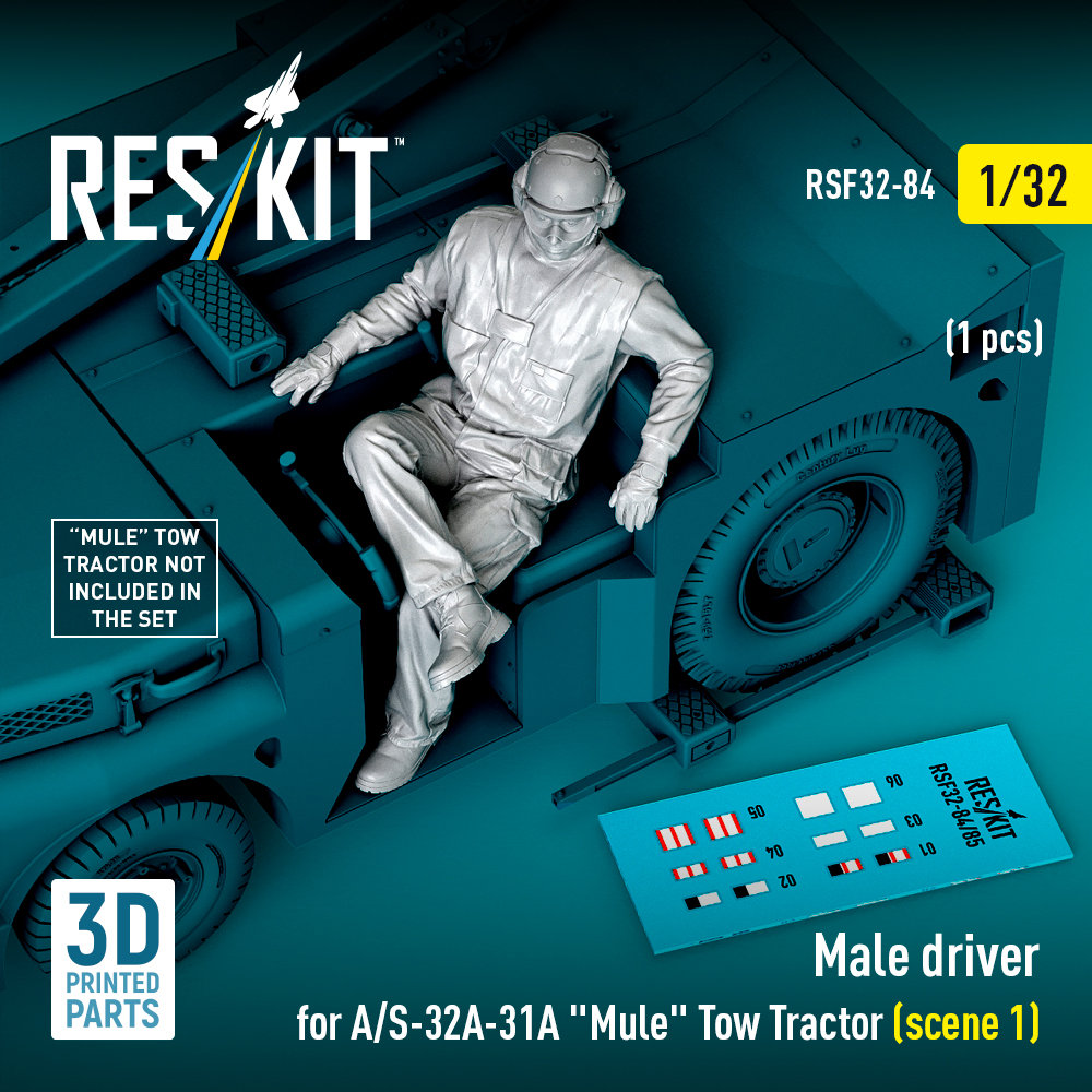 1/32 Male driver for A/S-32A-31A Mule Tow Tractor 