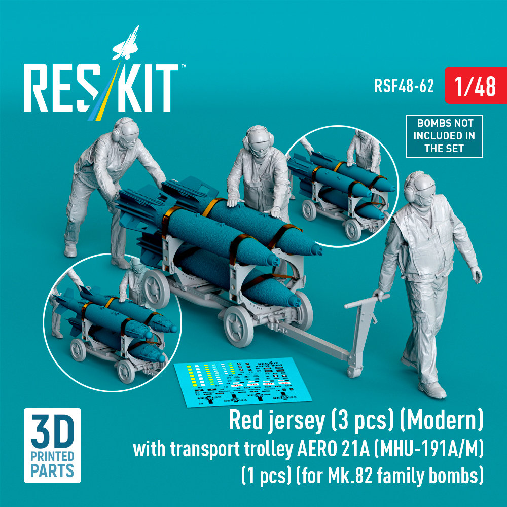 1/48 Red jersey (Modern) w/ transp.trolley AERO 21