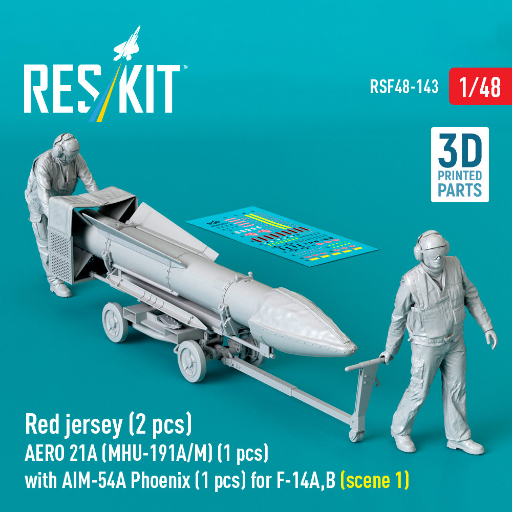 1/48 Red jersey (2 pcs.) AERO 21A (MHU-191A/M)