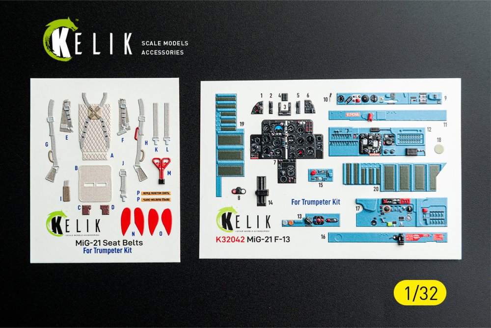 1/32 MiG-21 F-13 export version inter.3D (TRUMP)