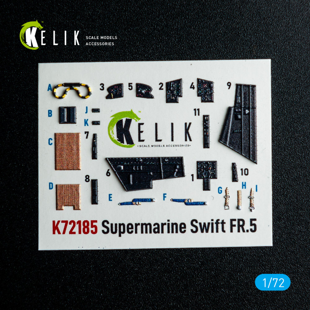 1/72 Supermarine Swift FR.5 - interior 3D (AIRF)
