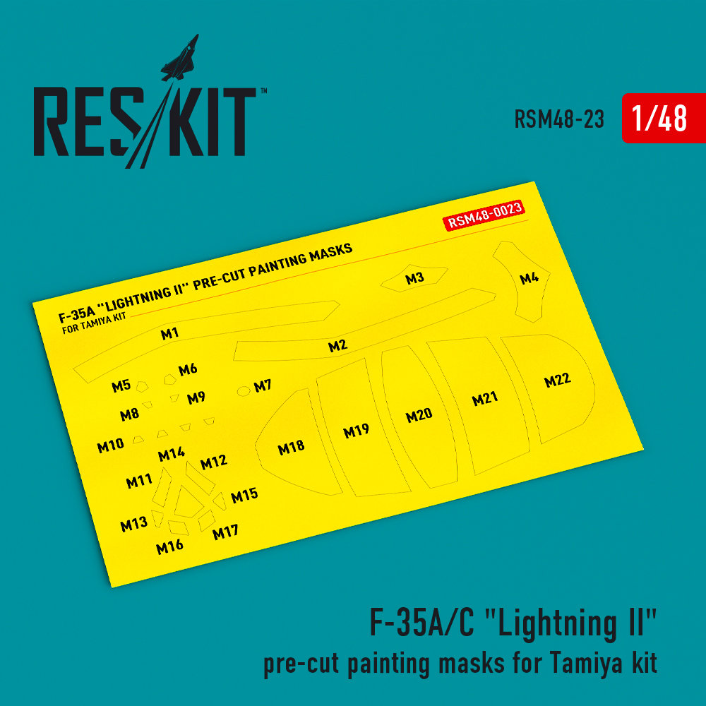 1/48 F-35A 'Lightning II' painting masks (TAM) 