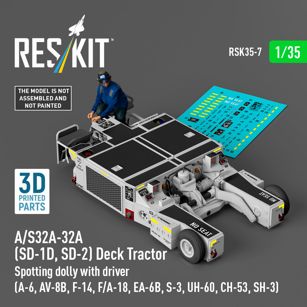 1/35 A/S32A-32A (SD-1D,SD-2) Deck Tractor w/ driv.