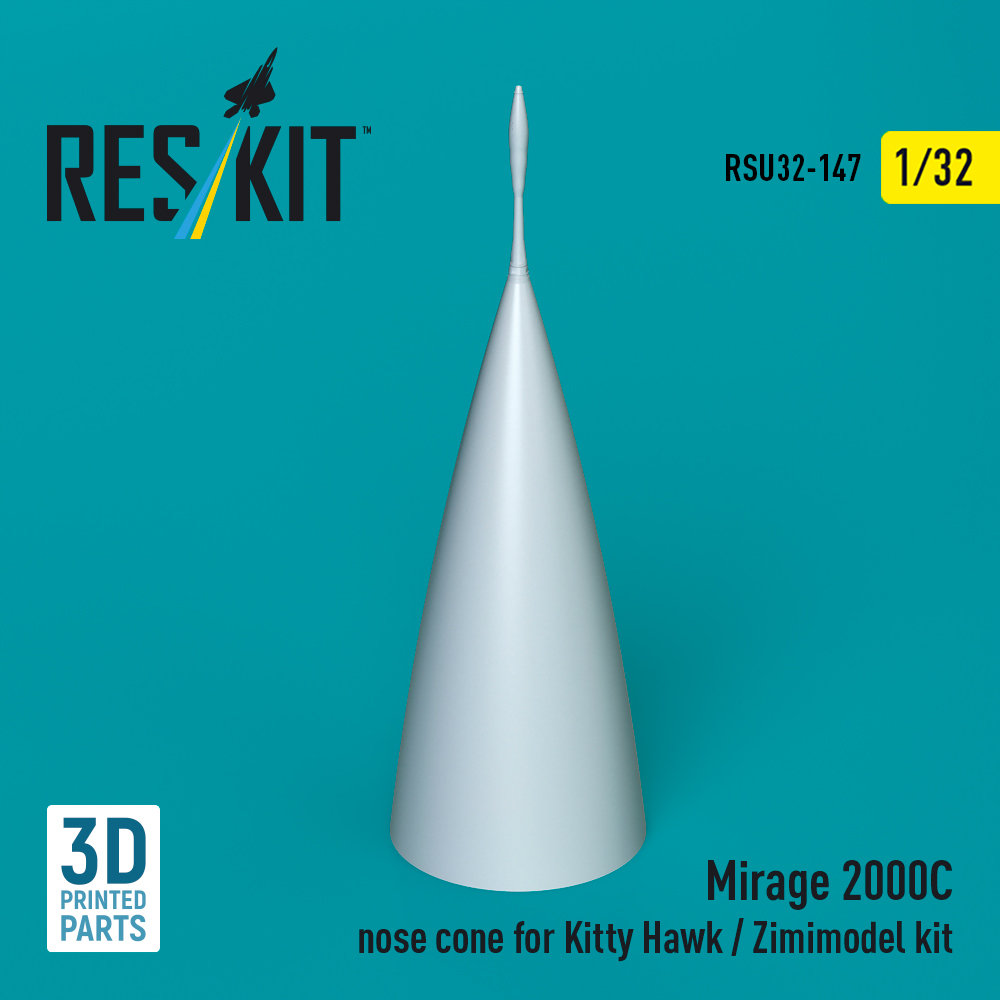 1/32 Mirage 2000B/C nose cone (KITTYH/ZIMMI)