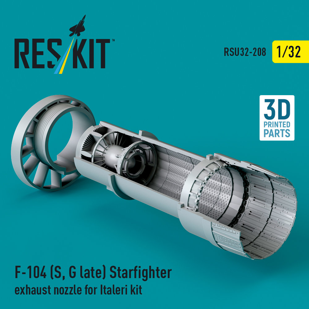 1/32 F-104 S, G late Starfighter exh.nozzle (ITAL)
