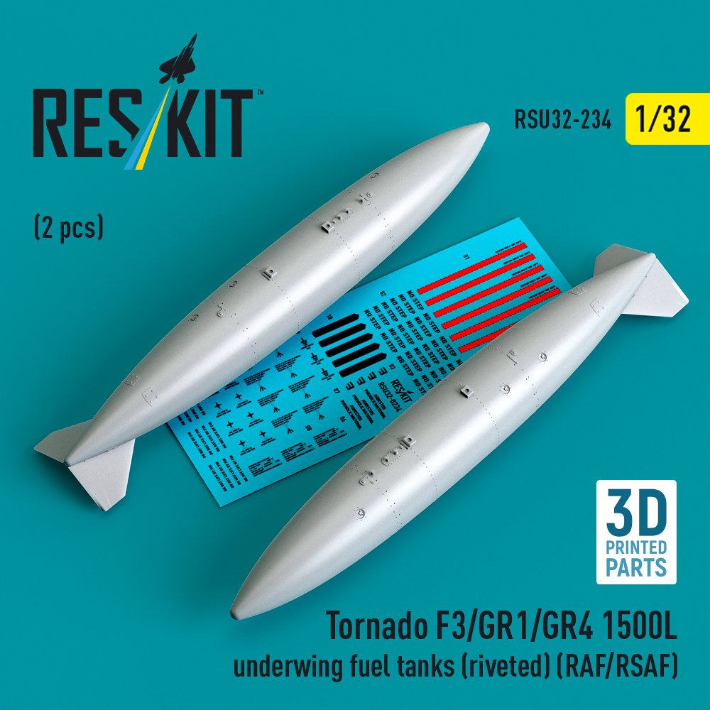 1/32 Tornado F3/GR1/GR4 1500L underwing fuel tanks