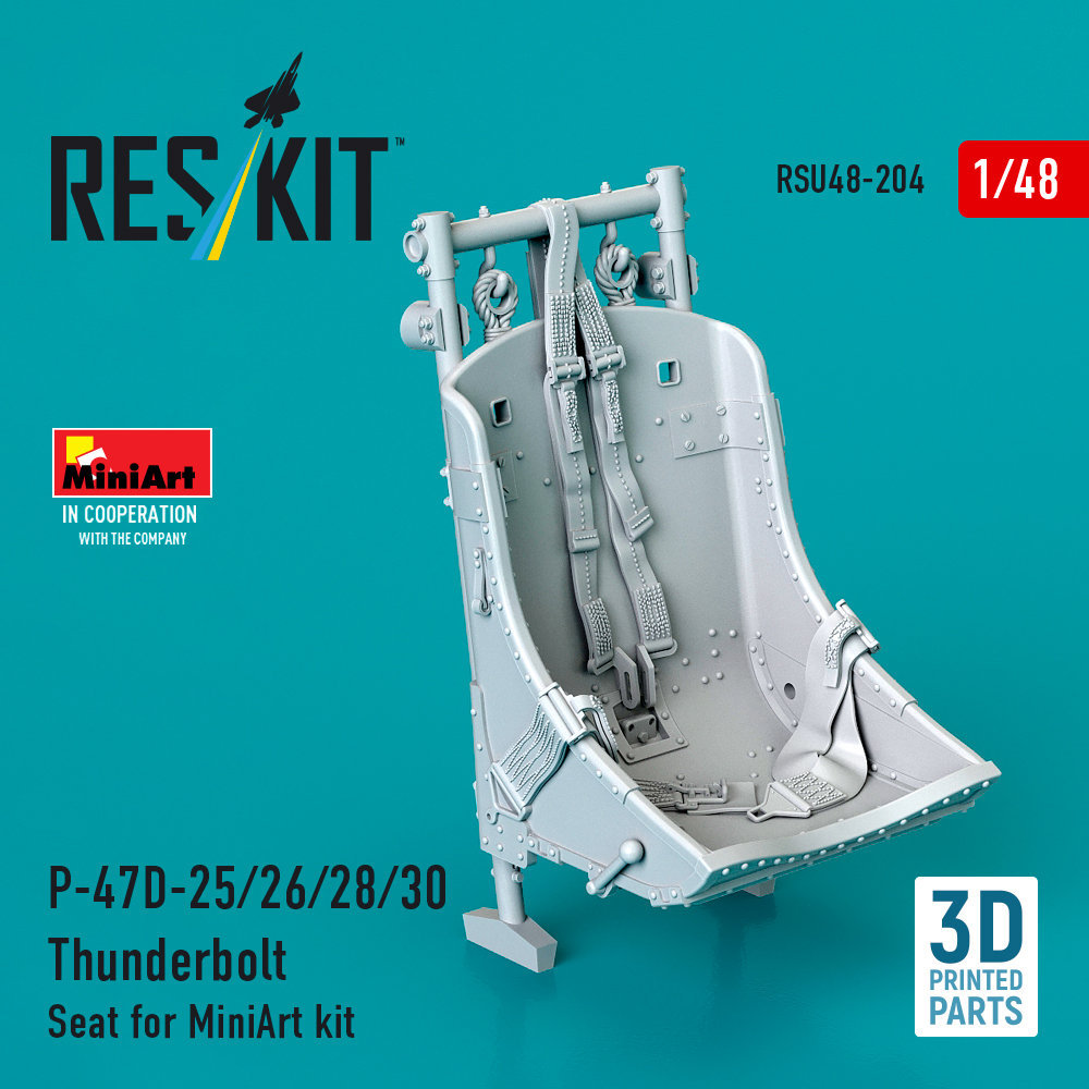 1/48 P-47D-25/26/28/30 Thunderbolt Seat (MINA)