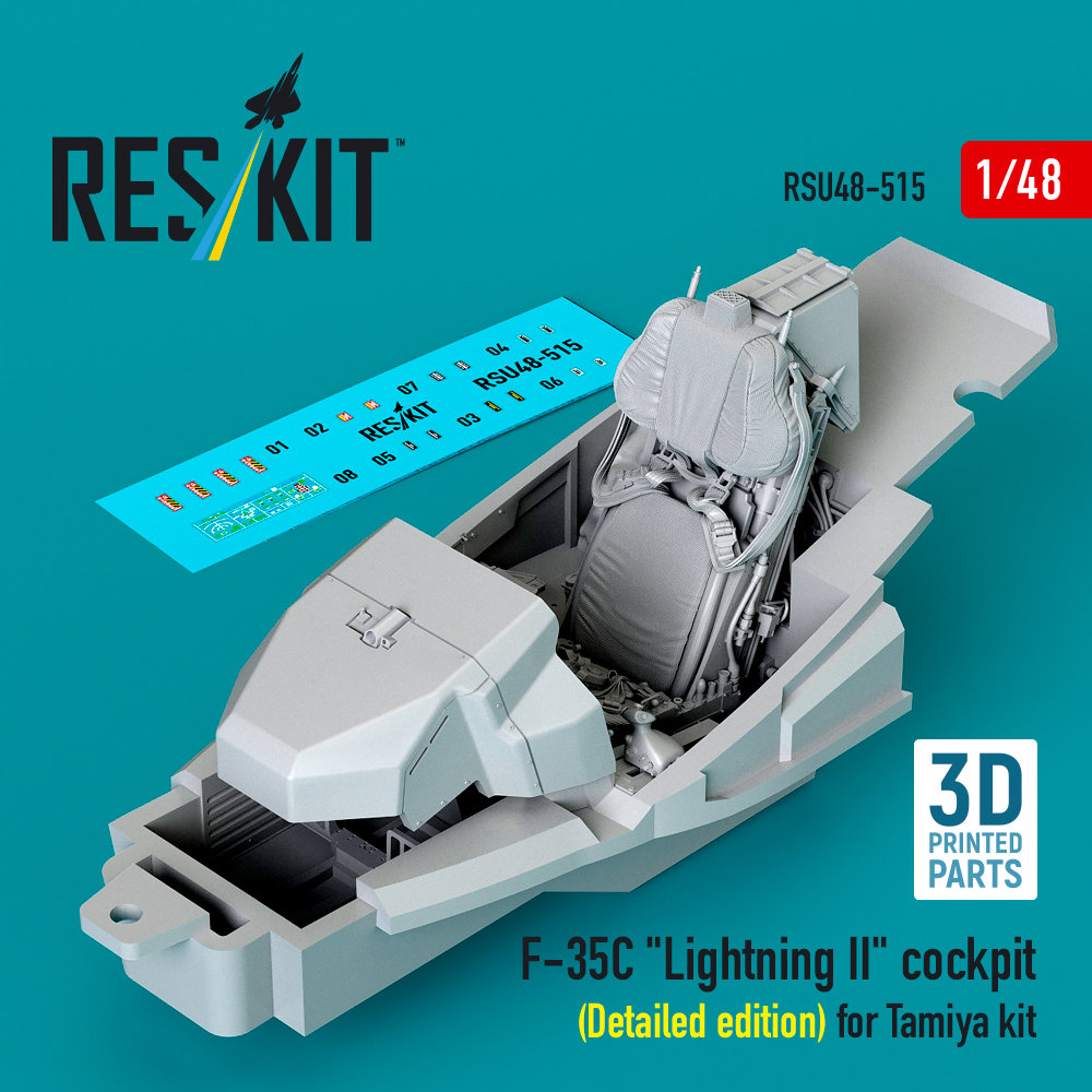 1/48 F-35C Lightning II cockpit (Detailed ed.) (TA