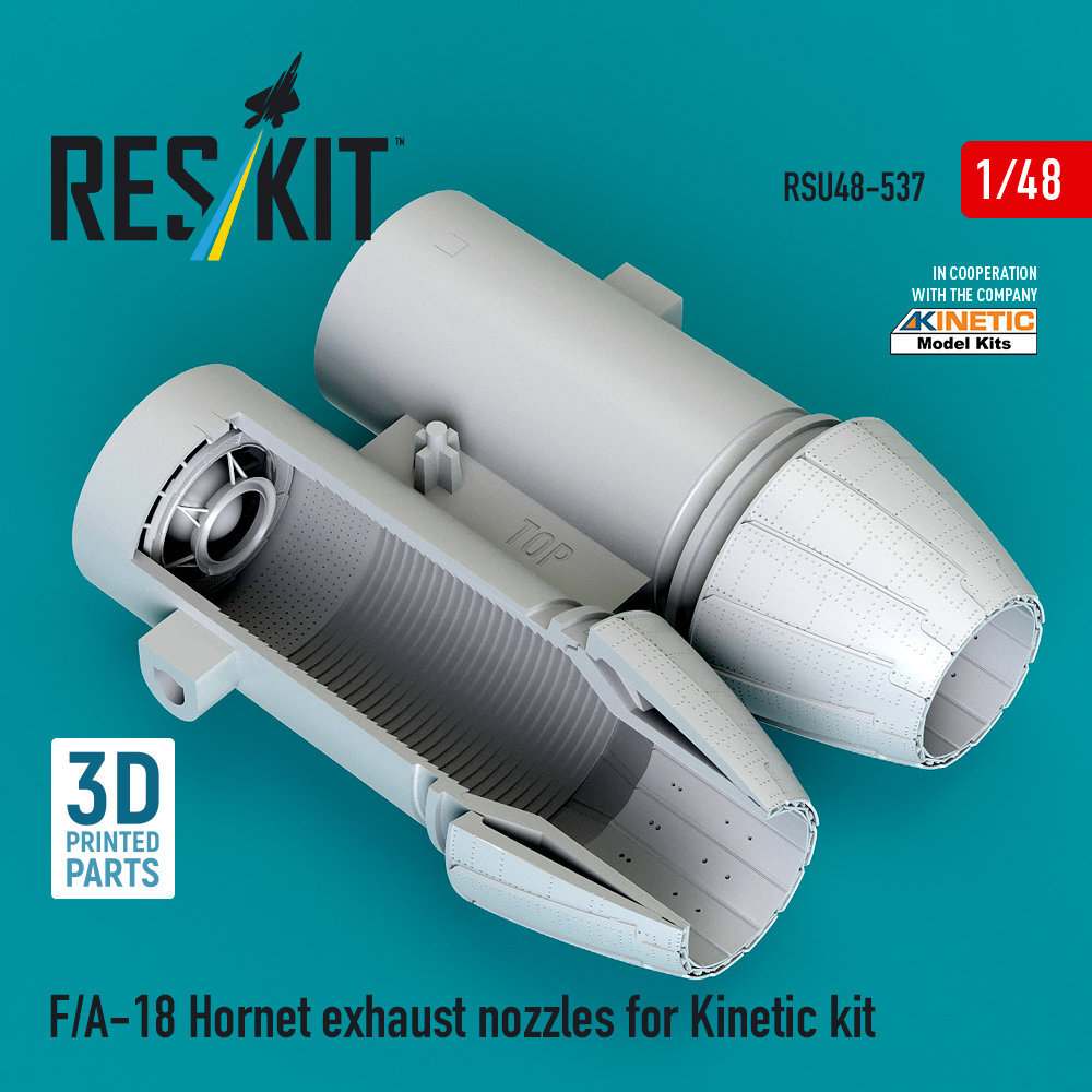 1/48 F/A-18 Hornet exhaust nozzles (KIN)