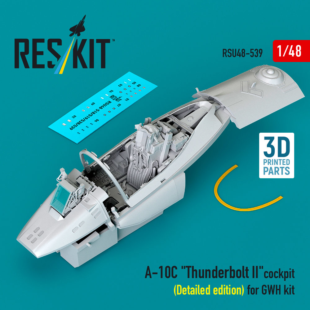 1/48 A-10C Thunderbolt II cockpit (Detailed) (GWH)