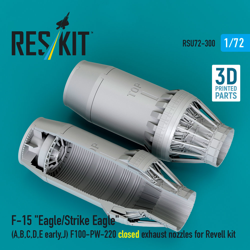 1/72 F-15 A,B,C,D,E,J closed exh. nozzles (REV) 