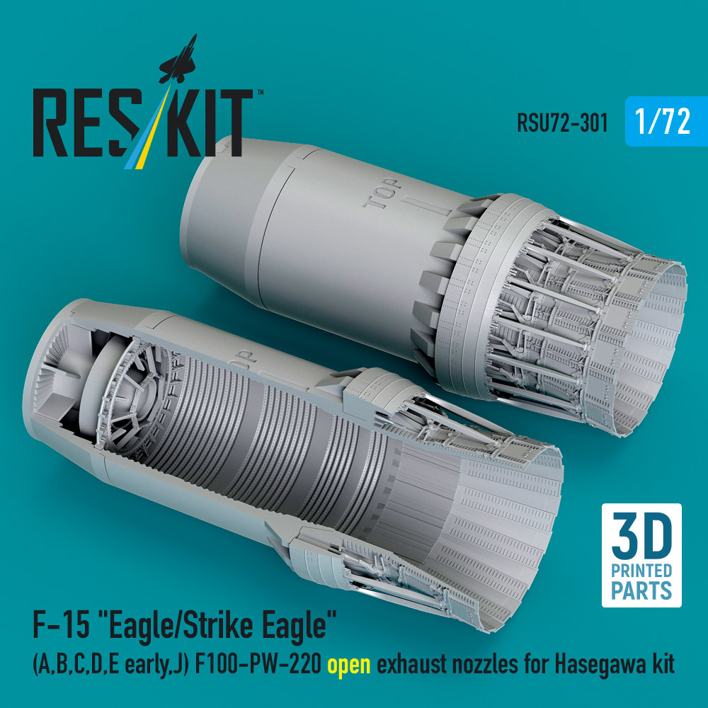 1/72 F-15 A,B,C,D,E,J open exh. nozzles (HAS) 