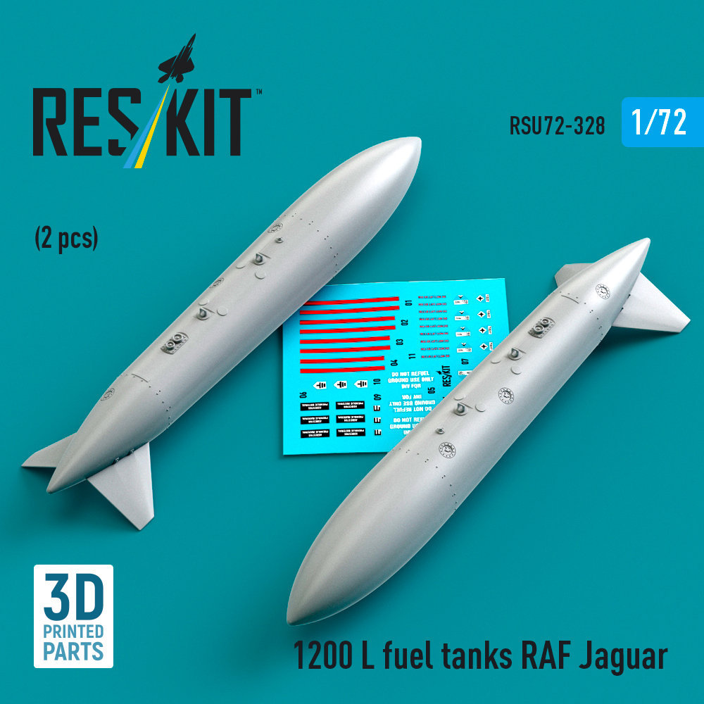 1/72 1200 L fuel tanks RAF Jaguar (2 pcs.) 