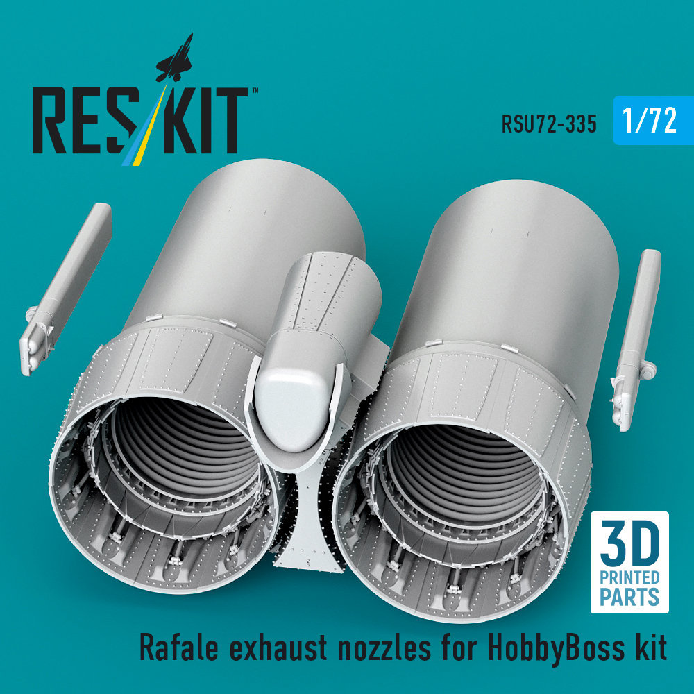 1/72 Rafale exhaust nozzles (HOBBYB)